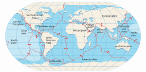 Major Lithospheric Plates
