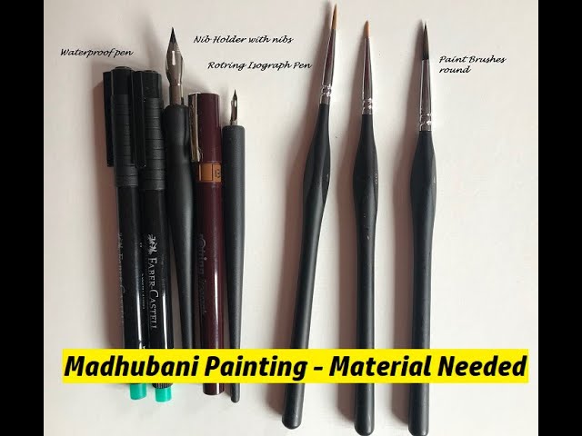 Madhubani Painting Tools and Techniques
