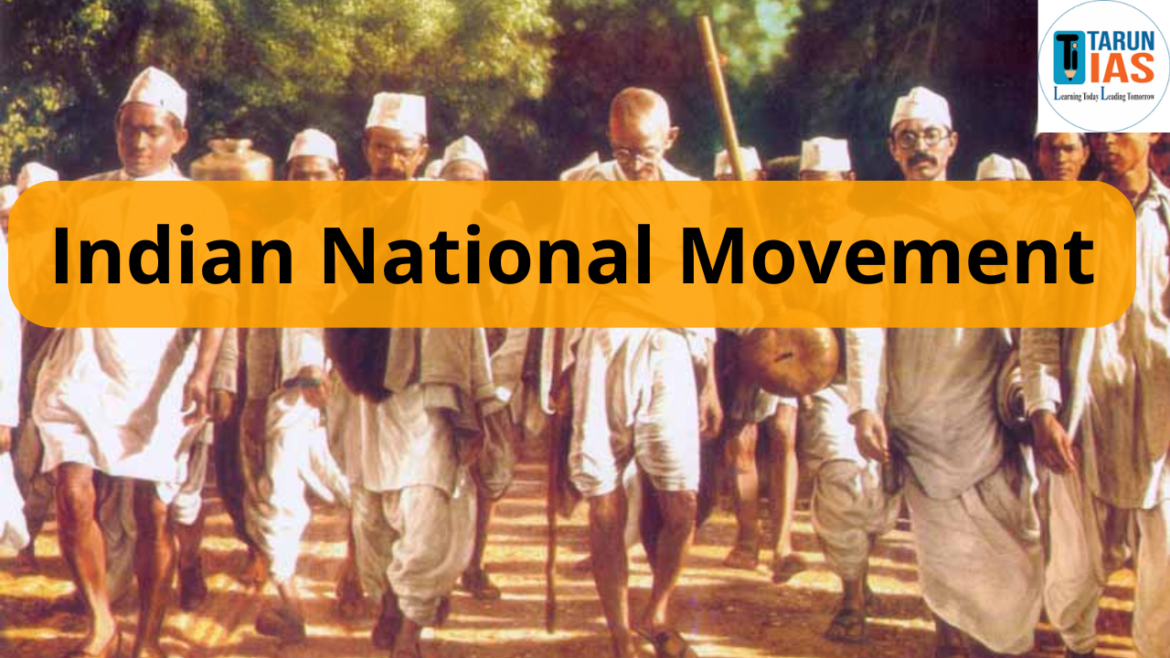 Read more about the article Indian National Movement: Background, Main Phases, Major Events & Timeline list