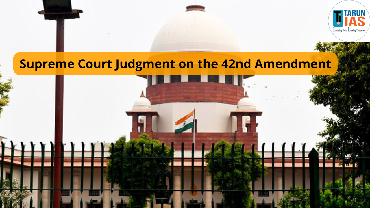 Read more about the article Supreme Court Judgment on the 42nd Amendment: Socialist, Secular, and Integrity Explained