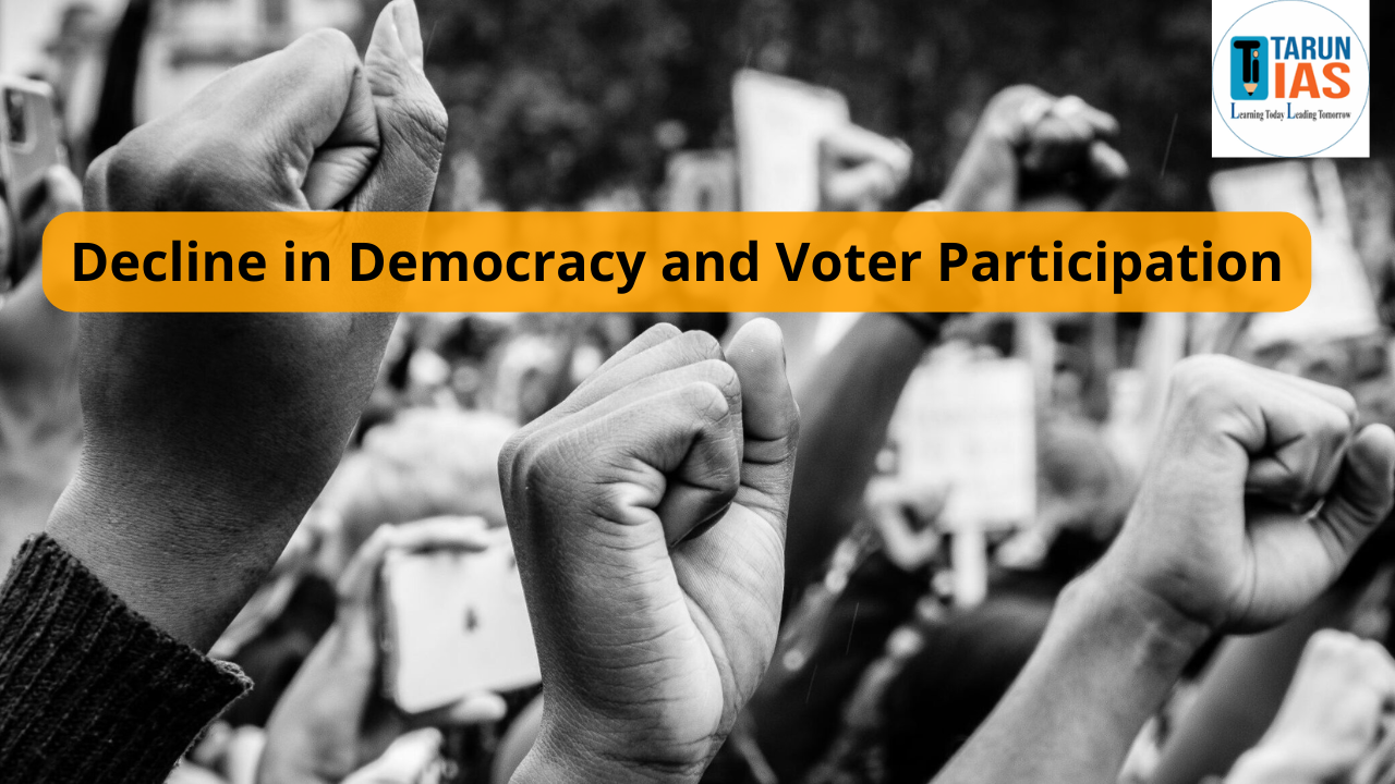 Read more about the article Decline in Democracy and Voter Participation: Causes, Challenges & Solutions
