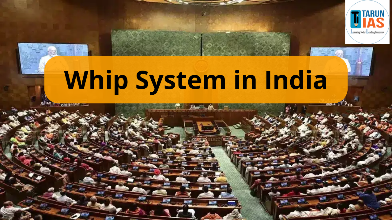 Read more about the article Whip System in India | Meaning, Types, Role, Anti-Defection Law & Debate