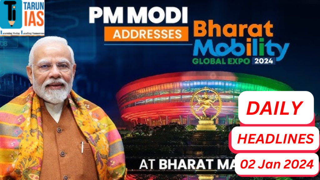 daily headline Bharat Mobility Global Expo 2024
