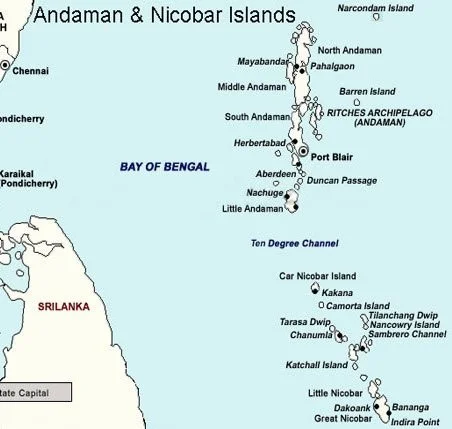 Andaman Islands and Nicobar Islands