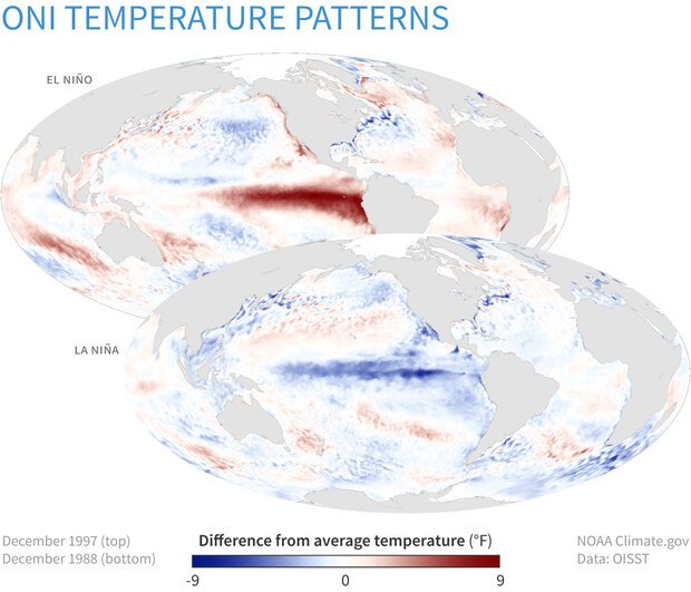 Climate Dashboard variability Oceanic Niño Index