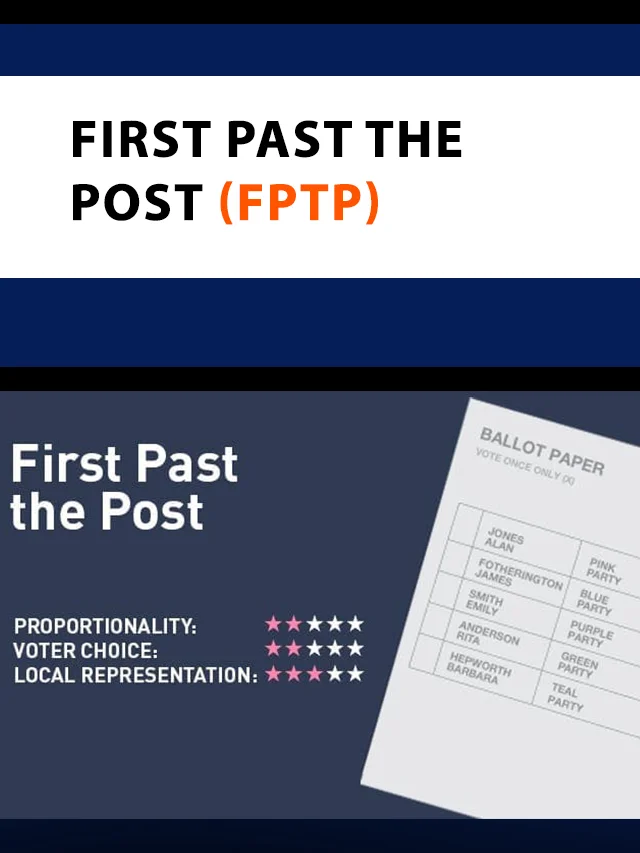 First Past the Post (FPTP) System poster
