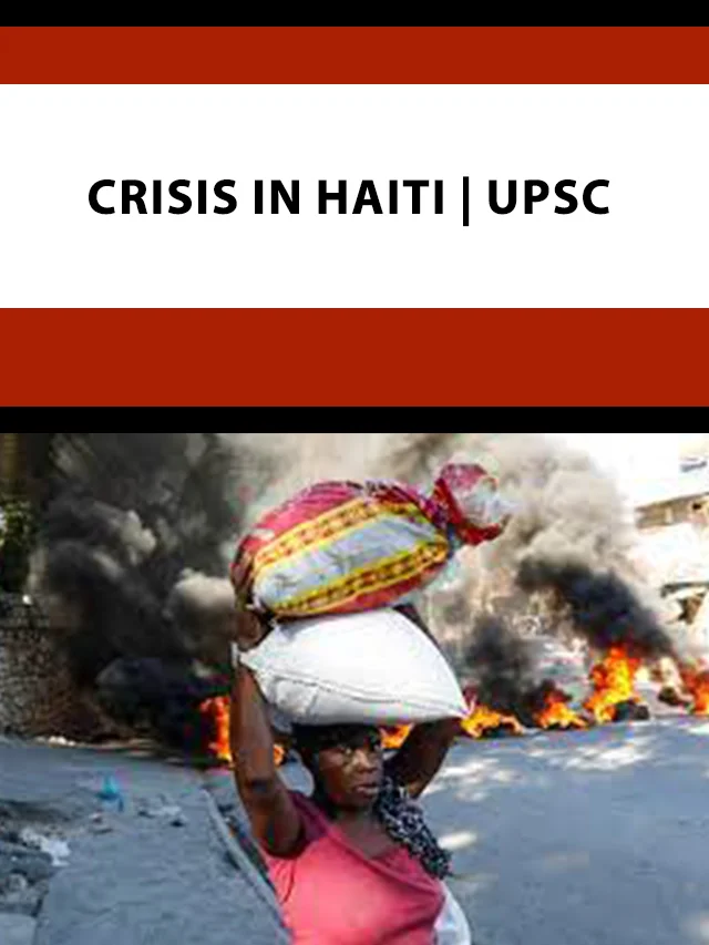 Crisis in Haiti poster