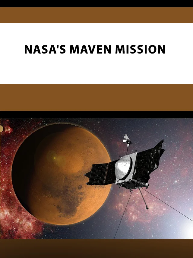 NASA's MAVEN Mission poster