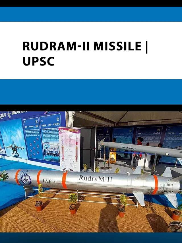 RudraM-II Missile poster