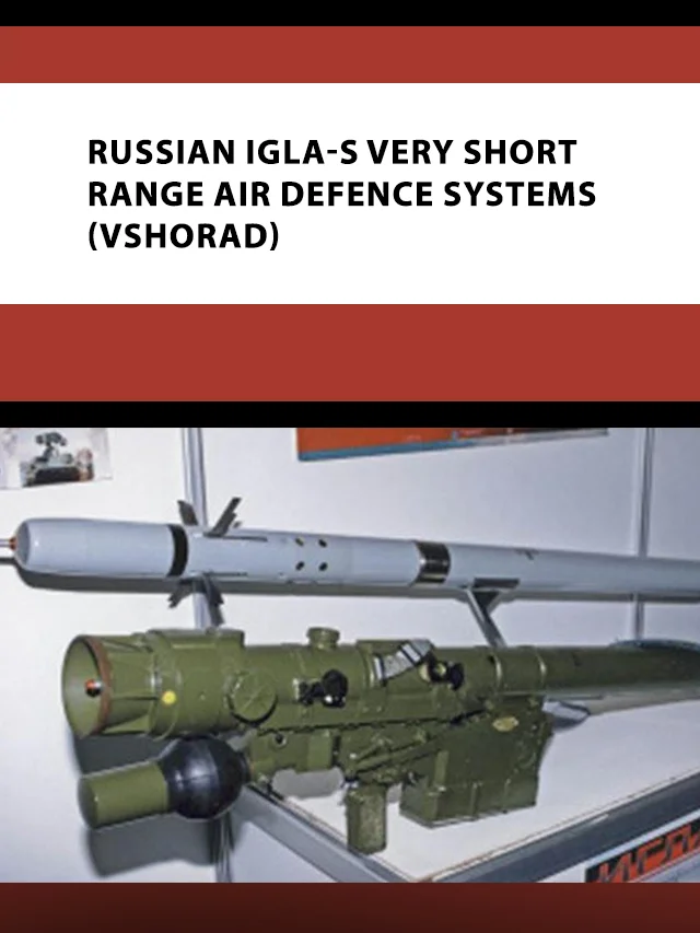 Russian Igla-S very short range air defence systems (VSHORAD) poster