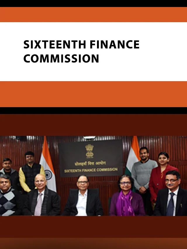 Sixteenth Finance Commission poster