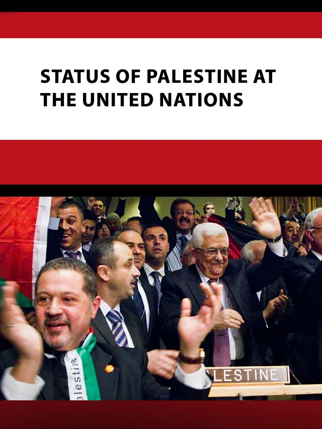 Status of Palestine at the United Nations poster