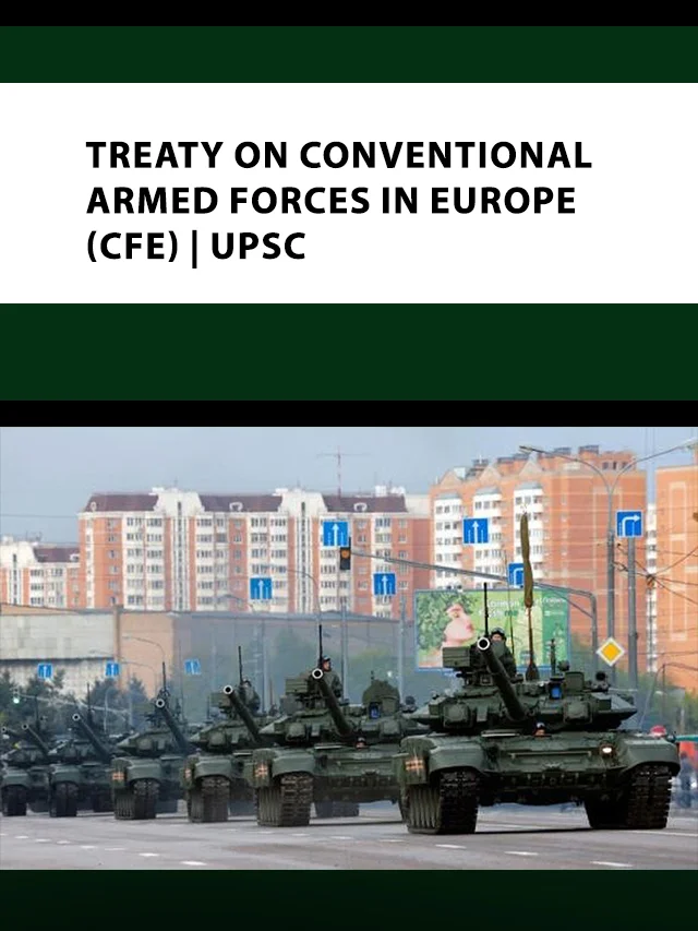 Treaty on Conventional Armed Forces in Europe (CFE) poster