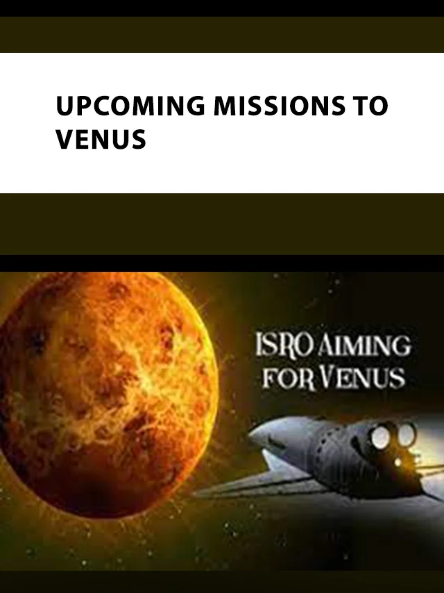 Upcoming Missions to Venus poster