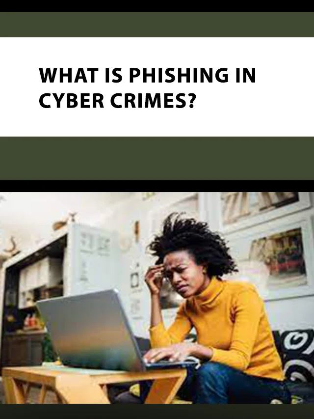 What is phishing in cyber crimes poster