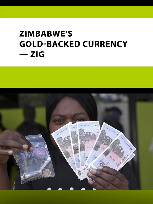 Zimbabwe’s gold-backed currency — ZiG poster