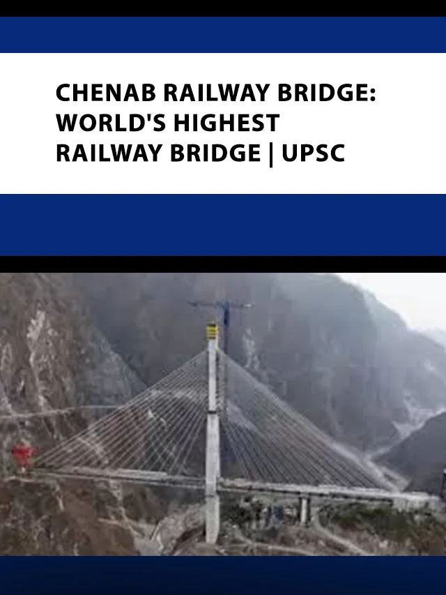 Chenab Railway Bridge World's highest Railway Bridge poster