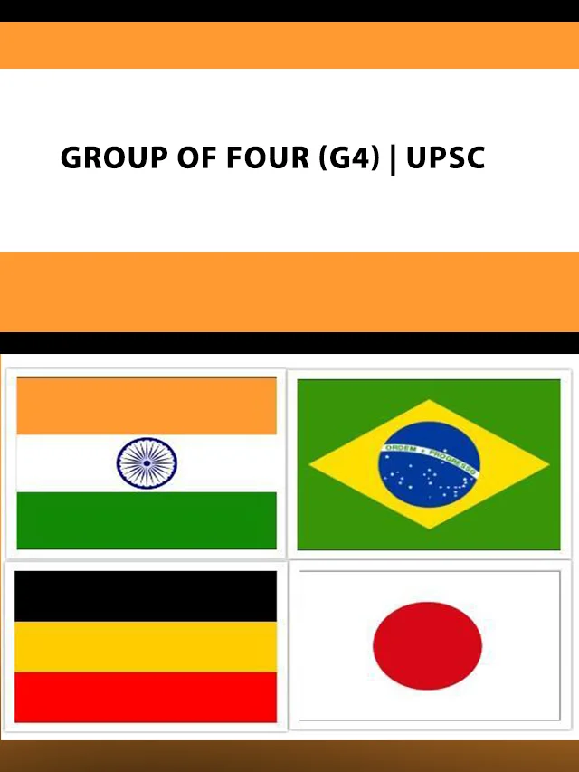 Group of Four (G4) poster