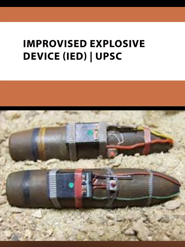 Improvised Explosive Device (IED) poster
