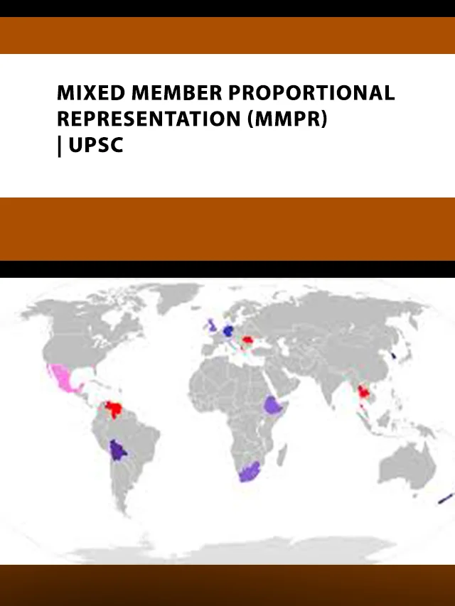 Mixed Member Proportional Representation (MMPR) poster