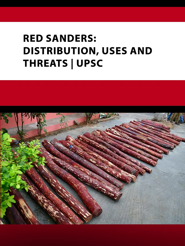 Red Sanders Distribution, Uses and Threats poster