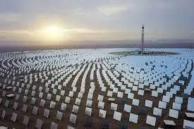 Dual-Tower Solar Thermal Power Plant