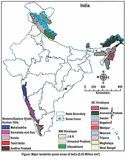 India Landslide Susceptibility Map by IIT Madras