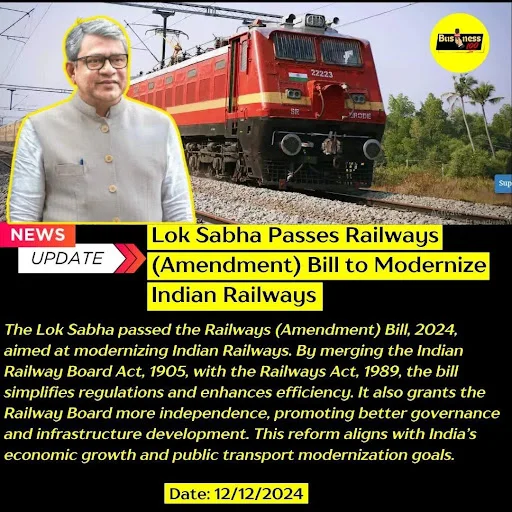 Railways (Amendment) Bill, 2024